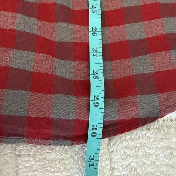 Venado Flannel Shirt Mens L Red Plaid Long Sleeve Button Up Casual Outdoor - Picture 9 of 11